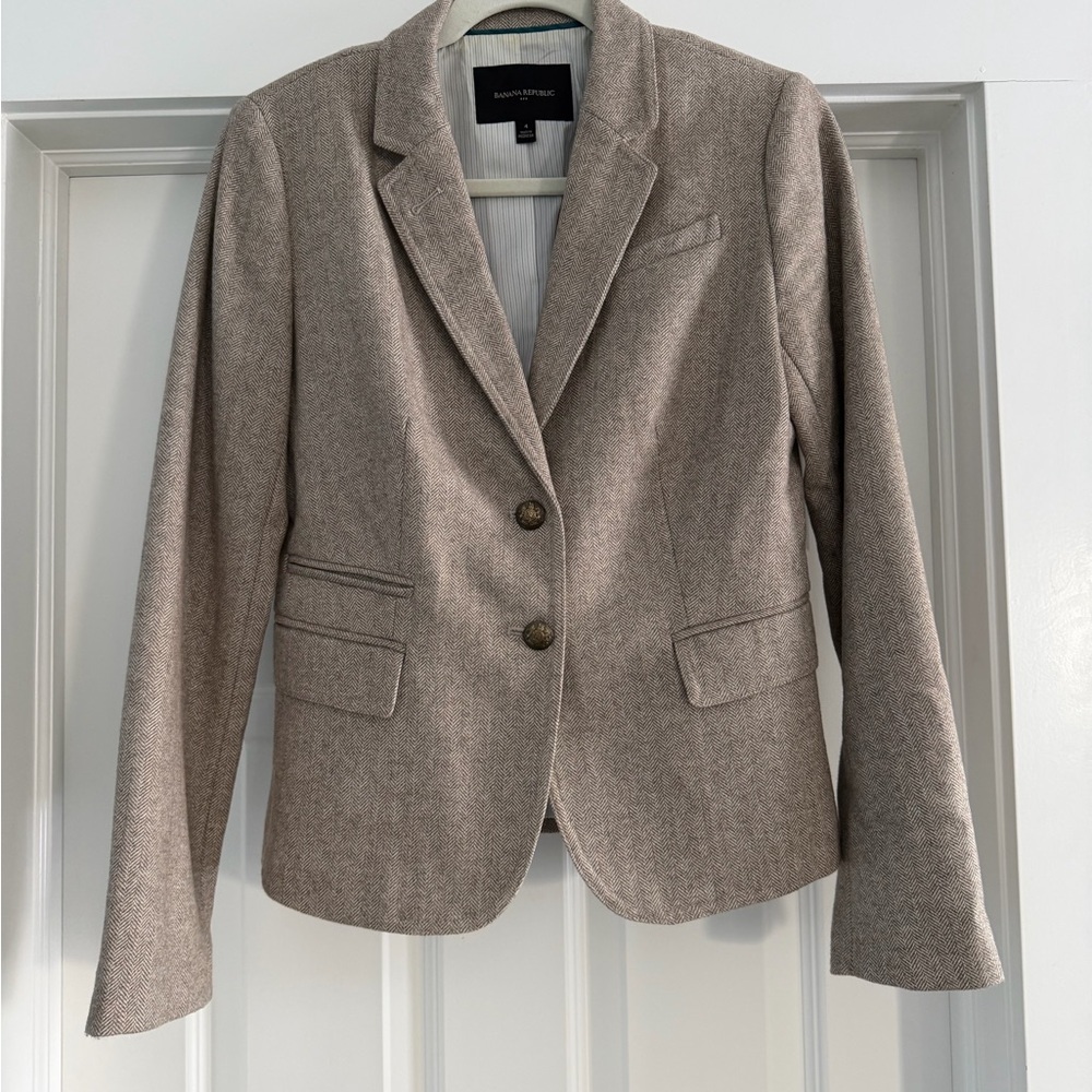 Banana Republic Tweed Blazer